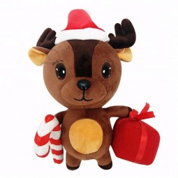 Navidad는 크리스마스 장식을위한 봉제 사슴 장난감 무스를 공급합니다