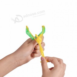 Promotion TPR Rabbit Shooter Toy Slingshot Toy For Kids Outdoor Interesting Slingshot Toys