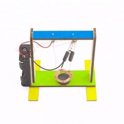 Custom DIY Wooden Enelectro-magnetic Induction Swing Science Kit Electronics for Kids