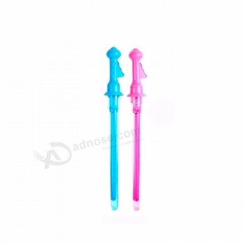 Venda quente 41 cm bolha ocidental espada vara colorido brinquedo bolha de sopro das crianças