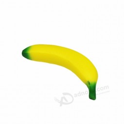 Nuovo arrivo di alta qualità simulato banana lento aumento squishies di frutta jumbo desompression spremere giocattolo per alleviare lo stress