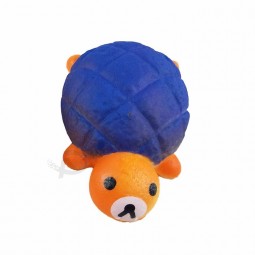 Promotional turtle shaped  educational stress relief slow rise squishy animal squeeze stress toy for kids