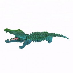 Jeux de puzzle crocodile 3d jouets éducatifs en bois enfants personnalisés