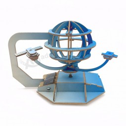 Solar Energy Earth and Satellites Kids 3D Puzzle Wooden Custom