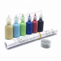 에코-친화적 인 창 페인트 아트 아크릴 페인트 냄비 도매를 확인하십시오