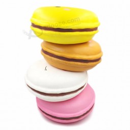Kawaii embalagem emoji bonito enorme macaron sweetmeats squishies brinquedo lenta subindo