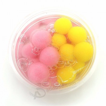 New design dumplings shape crystal mud slime snowflake mud clay plastic clay poke mud