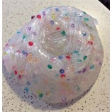 slime manufacturer colorful beads crystal mud snowflake clay plastic poke mud transparent slime kit
