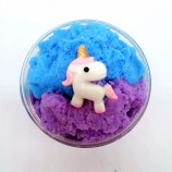 Nuovo stile unicorno spazzolato fango blu fango melma bambini che giocano a decompressione fai da te