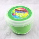 Nieuwe voorraad ronde plastic emmer kleur decompressie speelgoed kristal slijm voor kind