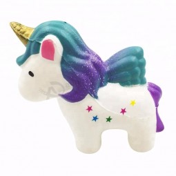 Caballo squishies felpa unicornio en forma de dibujos animados animales juguetes personalizados