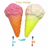 Factory Custom Magical Temperature Color Change Ice Cream Stress Relief Kids Toys 2018