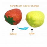 Magic Temperature Fruit Strawberry Slow Rising Squeeze PU Toy