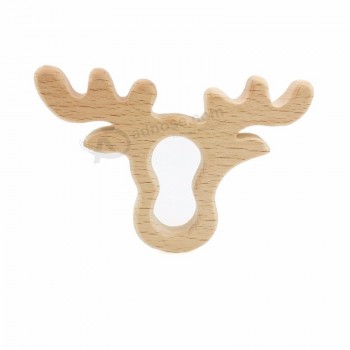 Head Shaped Baby DIY Jewelry Wooden Teething Toy