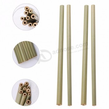 100 % Natural Bamboo Straw For Drink Bamboo Straw Eco-친절한 대나무 짚