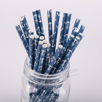 Colorful Paper Straws For Kids Birthday Wedding Decorative Christmas Party Event Supplies Drinking Straws