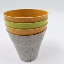 Bella biodegradabile un mini vaso di fiori decorativo di bambù