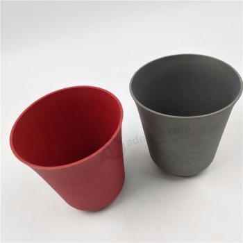 biodegradable bamboo decorative round plastic flower pot liners