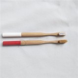 Wholesale Biodegradable charcoal bristle round bamboo toothbrush customize bpa free