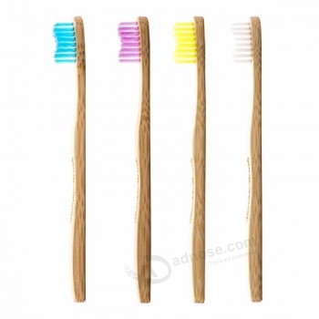 Al por mayor biodegradable OEM paquete de cepillo de dientes de bambú dropship