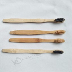 Eco-Friendly Natural 100% Biodegradable bamboo toothbrush charcoal bristles case