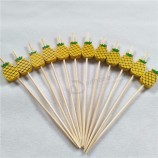 Bâtonnets de cocktail en bambou de couleur décorative pour bar