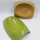 Popular hot sale bamboo fiber pet bowl
