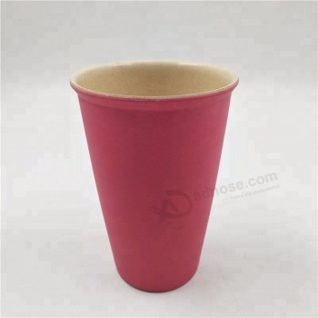 eco-friendly bamboo fiber reusable tea cup