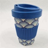 éco-Sympathique tasse de café en fibre de bambou anti-éclaboussures