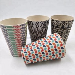 factory bamboo fiber drinking cup water cup