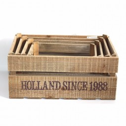Household Essentials Design Decorative wooden beer crates