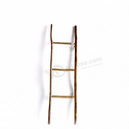 Natural Furniture Multifunctional Folding Wooden Ladder