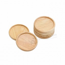 Soporte de madera personalizado de bambú posavasos