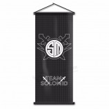 Gaming Club Decor Fans Gift TSM Wall Flag Hanging Poster Sword Scroll Flag Banner for Halloween Christmas