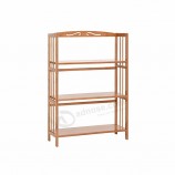 Folding Office Storage Wooden Wall Shelf For Book