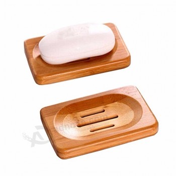 Wooden Bamboo Bathroom Soap Dish Holder