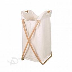 Home Hamper Natural Bamboo Laundry Basket Foldable