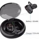 V5 TWS sports wireless earphones V4.2 mini Bluetooth earbuds with charging case for iphone for samsung android