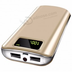 External lithium Battery mobile charger power banks Portable with led light