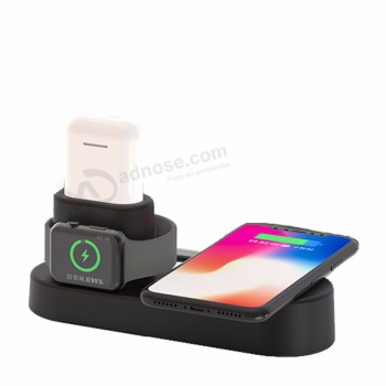 4 in 1 wireless charger fast for smartphone and smartwatch and pad