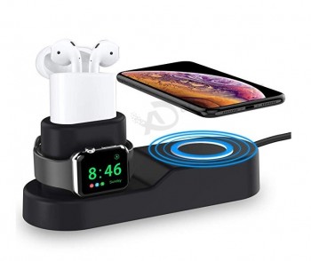 Draadloze oplader snel voor iPhone en voor oortelefoon voor horloge qi draadloze oplader