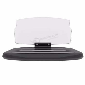 GPS Navigation display HUD Wireless Charger Car Phone Holder For iPhone For Samsung