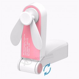 Oem draagbare oplaadbare ventilator hoog-Eind desktop hand elektrische mini opvouwbare ventilator met eigen logo
