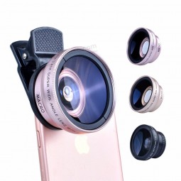 슈퍼 와이드 앵글+12.5X Macro Lens for iPhone Samsung Mobile Phone Camera Lens
