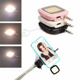 Mini-nacht met smartphone selfie led-flitslamp voor betere foto's op mobiele telefoons
