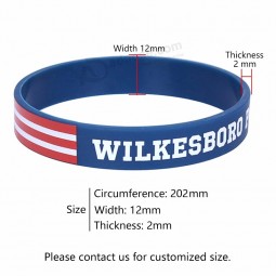 Promotional OEM Sport and dance fitness Silicone Wristband