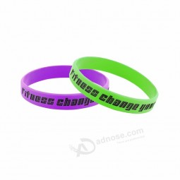 Festival custom message handmade friendship silicone bracelet