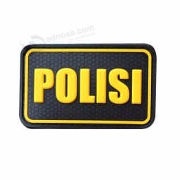 silicone name label sticker military customized plastic patches with logo