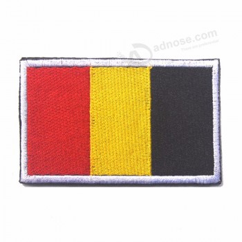 Wholesale embroidery patch drop shipping country flag embroidered 3D patches