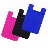 3M Adhesive Ultra Slim pockets ID Credit silicone Card Holder Sleeves Pouch